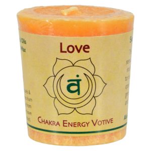 Aloha Bay - Chakra Votive Candle - Love - Case of 12 - 2 oz