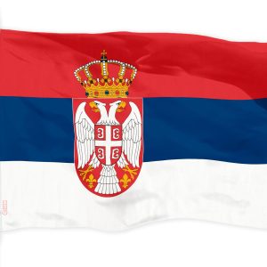 Serbia (Serbian) Flag 150D Printed Polyester 3x5 Ft