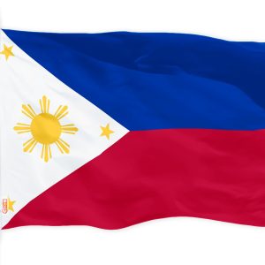 Philippines (Philippine) Flag | 3x5 feet | Printed 150D, Indoor/Outdoor, Vibrant Colors, Brass Grommets, Quality Polyester, Much Thicker More Durable Than 100D and 75D Polyester