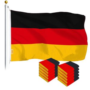 Germany German Flag 3x5 Ft 10-Pack Printed Polyester By G128