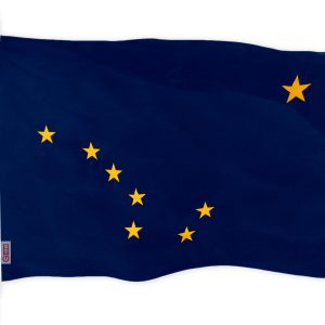 Alaska State Flag 150D Printed Polyester 3x5 Ft