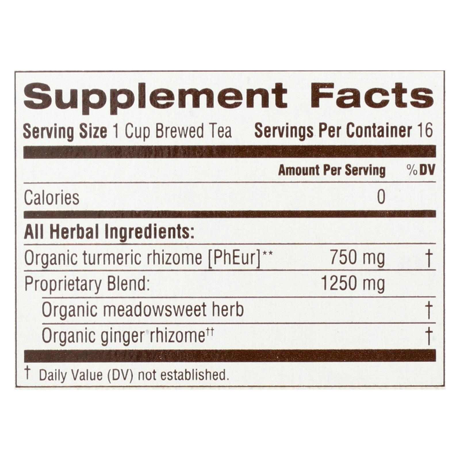 Traditional Medicinals Organic Herbal Tea - Ginger - Case of 6 - 16 Count - Image 2