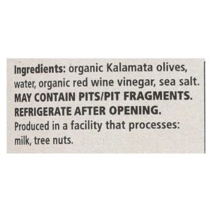Divina - Organic Olives - Kalamata Sliced - Case of 6 - 5.6 oz.