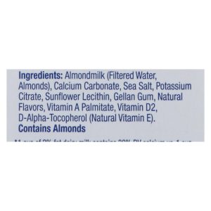 Almond Breeze - Almond Milk - Unsweetened Original - Case of 8 - 64 fl oz.