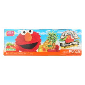 Apple and Eve Sesame Street Juice Elmo's Punch - Case of 6 - 6 Bags