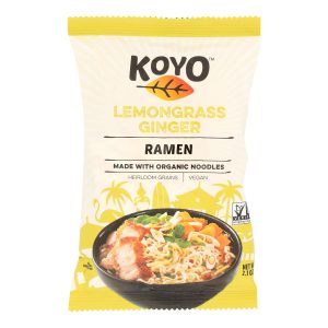 Koyo Lemongrass Ginger Ramen - Case of 12 - 2.1 OZ