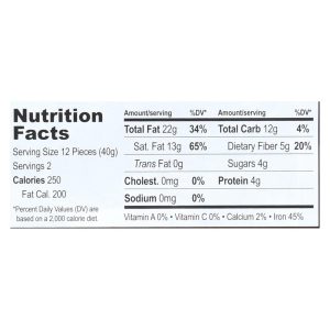 Equal Exchange Organic Chocolate Bar - Extreme Dark - Case of 12 - 2.8 oz.