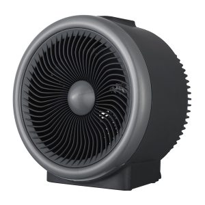 BLACK+DECKER BHDT118 BHDT118 1,500-Watt-Max Digital Turbo 2-in-1 Fan Heater with Thermostat, Silver and Black