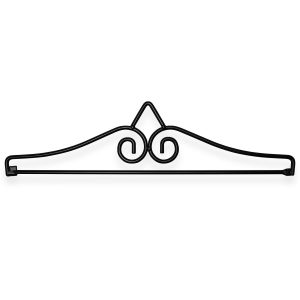 Garden Flag Wall Hanger Black Wrought Iron Small Flag Hanger Heavy Duty Garden Flag Holder (Ideal for Flag Banner with Width Smaller than 13 )