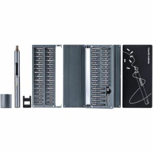 StarTech.com 55-Bit Electric Precision Screwdriver Set, Cordless/Battery Powered, Magnetic Bit Driver Kit for Laptop/Computer/Phone Repair