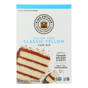 King Arthur Yellow Cake Mix - Case of 6 - 22 oz.