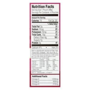 Mamma Chia Organic Squeeze Vitality Snack - Strawberry Banana - Case of 6 - 3.5 oz.