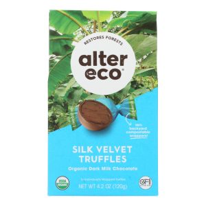 Alter Eco Americas Truffle - Organic - Velvet - 10 pack - 4.2 oz - case of 8