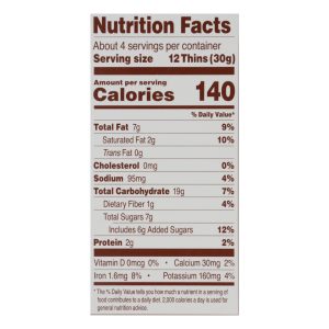 Simple Mills - Sweet Thins Chocolate Brownie - Case of 6-4.25 OZ