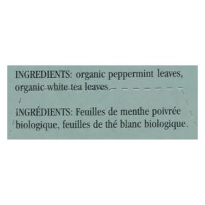 Uncle Lee's Imperial Organic Peppermint White Tea - 18 Tea Bags