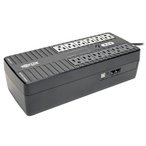 Tripp Lite by Eaton ECO750UPS 12-AC Outlet and Data Line 750-VA/450-Watt PC/Home Theater/Digital Signage ECO Series Compact UPS with 316 Joules, 5-Ft. Cord