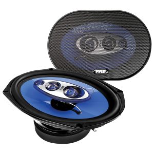Pyle PL6984BL Blue Label 6-In. x 9-In. 400-Watt-Max 4-Way Coaxial Speakers