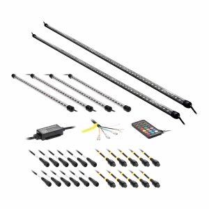 Heise LED Lighting Systems HE-CHASE-UNDGKT Chasing Lights Series LED-Tube Underglow Lighting Kit, HE-CHASE-UNDGKT