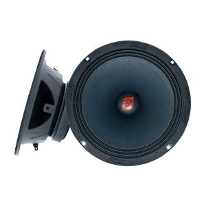 Cerwin-Vega Mobile CVP65 PRO Series CVP65 6.5-In. 300-Watt-Max Full-Range Vehicle Speaker, Black and Red, Single Speaker