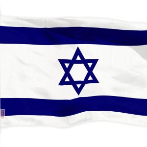 Israel Israeli Flag | 3x5 Ft | LiteWeave Pro Series Printed 150D Polyester | Country Flag Indoor Outdoor Vibrant Colors Brass Grommets Thicker and More Durable Than 100D 75D Polyester