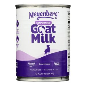 Meyenberg Evaporated Goat Milk - Case of 12 - 12 Fl oz.